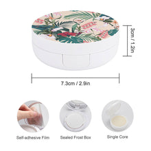 Charger l'image dans la galerie, Boîte à coussin d'air de forme ronde personnalisée avec texte motif logo image