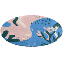 Charger l'image dans la galerie, Tapis de sol rond confortable pour la maison personnalisé avec motif photo logo texte