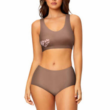 Charger l'image dans la galerie, Ensemble Soutien-Gorge / Sous-Vêtements Bretelles Réglables Pour Femmes WH021 Personnalisée Impression Latérale Multi-Image Avec Texte Motif Logo Photo