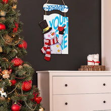 Charger l'image dans la galerie, Tableau / peinture en bois de Noël à suspendre personnalisé avec photo motif logo texte