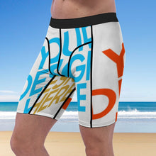 Charger l'image dans la galerie, Sous-vêtement short de sport homme K40 personnalisé avec photo et texte (Conception multi-images)