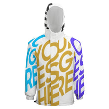Charger l'image dans la galerie, Impression des multi-images Sweat à capuche Jacket grande taille homme A681 personnalisé avec photo motif logo texte