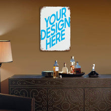 Charger l'image dans la galerie, Peinture personnalisée en feuille de fer avec rouille (Version verticale)