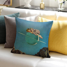 Charger l'image dans la galerie, Taies d'oreiller / Housses de coussin en coton lin léger (impression recto-verso) personnalisée avec photo image logo motif texte