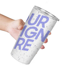 Charger l'image dans la galerie, Tasse de voiture entièrement imprimée en acier inoxydable 304 tasse de voyage avec couvercle personnalisé avec photos motif texte