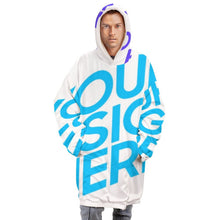 Charger l'image dans la galerie, Sweat à capuche couverture homme adulte B4122 personnalisé avec motif et texte (Image unique)