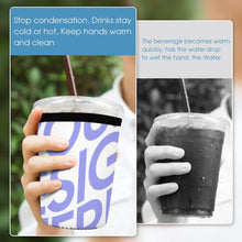 Charger l'image dans la galerie, Manchon pour Tasse Réutilisable 3 Pièces Personnalisé avec Photo Logo Motif Texte