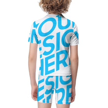 Charger l'image dans la galerie, Maillot de bain 2 pièces/Combinaison de surf enfant 6 ans 10 ans ET009 impression personnalisé avec motif logo image texte