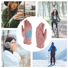 Charger l'image dans la galerie, Gants femme en daim personnalisés avec photo motif texte