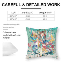 Charger l'image dans la galerie, Taies d'oreiller / Housses de coussin en toile (impression recto) personnalisée avec photo motif logo texte