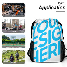 Charger l'image dans la galerie, Sac de sport sac à dos de voyage avec cordon de serrage pour le sport (séparation humide et sec) personnalisé avec photo motif texte