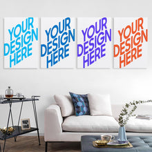 Charger l'image dans la galerie, Peinture suspendue Version verticale 2:3 GY0903489 Personnalisé (Quatre panneaux avec différentes conceptions d'image)