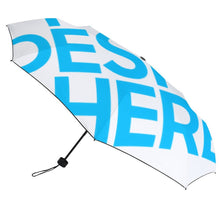 Charger l'image dans la galerie, Parapluie manuel à 3 volets ZYS02-8K avec 3 segments vinyle l'intérieur / impression l'extérieur design personnalisé avec photos ou logos