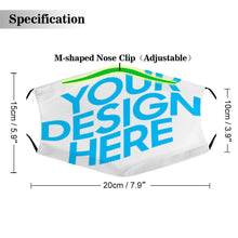 Charger l'image dans la galerie, Masque de protection personnalisé respiratoire adulte sans filtre