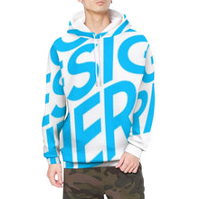 Charger l'image dans la galerie, Sweat pull à capuche hoodie homme original personnalisé avec photo logo texte motif