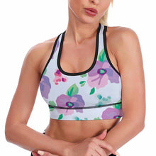 Charger l'image dans la galerie, 2023 Nouveau haut yoga soutien-gorge de sport A6K pour femmes personnalisé avec photos motif texte (conception une image)