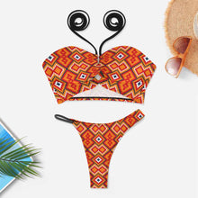 Charger l'image dans la galerie, 2023 ensemble 2 pièces bikini maillot de bain pour femmes sexy personnalisé avec photos logo motif (conception une image)
