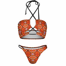 Charger l'image dans la galerie, 2023 ensemble 2 pièces bikini maillot de bain pour femmes sexy personnalisé avec photos logo motif (conception une image)