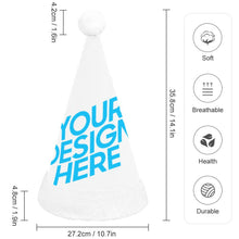 Charger l'image dans la galerie, Bonnet / Chapeau de Noël Adulte Enfant personnalisé avec motif photo logo texte