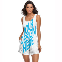 Charger l'image dans la galerie, Combinaison ensemble short chic décontracté femme QZ6055 personnalisé avec photo image logo motif texte