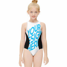 Charger l'image dans la galerie, Maillot de bain une pièce pour filles avec fermeture éclair NT032 personnalisé et design avec prénom photo