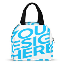Charger l'image dans la galerie, Sac à lunch étanche isolé portable de grande capacité personnalisé avec photo texte prénom (conception une image)