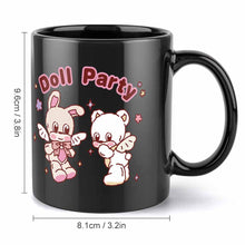 Charger l'image dans la galerie, Mug / Tasse a cafe noir en céramique personnalisé avec photo logo texte motif