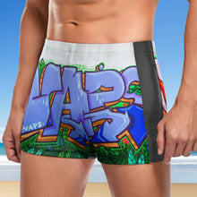 Charger l'image dans la galerie, Boxer de bain / Caleçon de bain / Slip de bain homme DN003 personnalisé avec photo texte logo motif (conception multi-images)