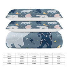 Charger l'image dans la galerie, Ensemble de literie housse de couette photo prénom personnalisée trois pièces (La taie d'oreiller et la housse de couette peuvent être conçues individuellement)