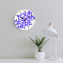Charger l'image dans la galerie, Horloge murale en PVC simple personnalisée avec photo motif texte logo image