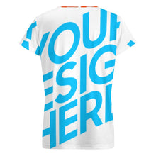 Charger l'image dans la galerie, Impression d’image unique T-shirt original ample décontracté en col V grande taille femme dodu VT personnalisé avec photo logo texte motif