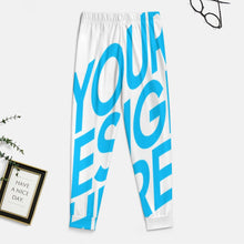 Charger l'image dans la galerie, Pantalon de pyjama pour enfants D29P Pantalon de nuit pour filles et garçons personnalisé avec photo texte prénom (conception une image)