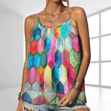 Charger l'image dans la galerie, Top bretelle femme NK personnalisé avec photo logo texte motif (impression des multi-images)