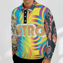 Charger l'image dans la galerie, Polo manche longue sweat shirt homme SDS008 personnalisé avec photo logo texte motif (impression des multi-images)