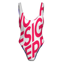 Charger l'image dans la galerie, 2023 Nouveau maillot de bain 1 pièce pour femme LT3214 personnalisé avec photo texte prénom (conception multi-images)