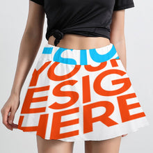 Charger l'image dans la galerie, Mini jupe courte femme élégante femme grande taille A593 personnalisée avec motif photo logo texte (impression des multi-images)