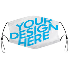 Charger l'image dans la galerie, Masque de protection avec filtre changeable personnalisé avec photo logo motif texte