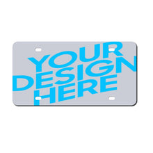Charger l'image dans la galerie, Plaque d'immatriculation de voiture en aluminium 15x30cm Personnalisé avec photo et logo