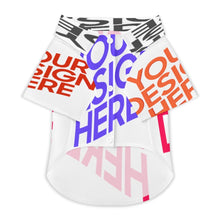 Charger l'image dans la galerie, Vêtements pour animaux de compagnie chemise LM027 pour chats et chiens pour la maison plage bord de mer personnalisée avec prénom motif texte (conception multi-images)