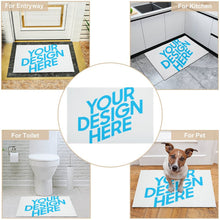 Charger l'image dans la galerie, Tapis carré / carreaux laine de la maison / salon personnalisé avec motif photo logo texte