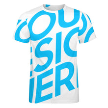 Charger l'image dans la galerie, Impression complète T-shirt tee shirt en coton pour hommes ay001 personnalisé avec photo logo texte motif (Impression d'image unique)