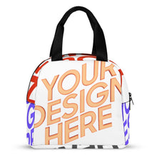 Charger l'image dans la galerie, Boîtes à bento portables imperméables, sacs à déjeuner isolés réutilisables à la mode personnalisée avec prénom motif texte (conception multi-images)