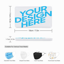 Charger l'image dans la galerie, Boîte de rangement pour masque Covid Chirurgical Jetable personnalisée avec photo logo motif texte