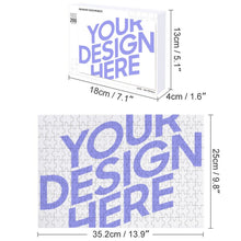 Charger l'image dans la galerie, Puzzles en Bois 200 Pièces Personnalisés avec Photo Logo Motif Texte