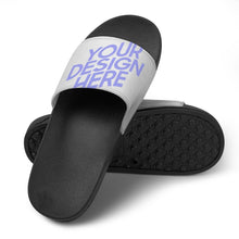 Charger l'image dans la galerie, Chaussons de maison chaussures de bain en PVC pour femmes hommes personnalisée avec photo texte logo (impression complète multi-images)