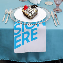 Charger l'image dans la galerie, Serviette de table en tissu personnalisée avec prénom logo motif texte photo