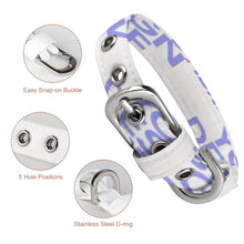 Charger l'image dans la galerie, Collier pour animal de compagnie réglable / Colliers pour chien Q025 personnalisé avec photo logo texte motif