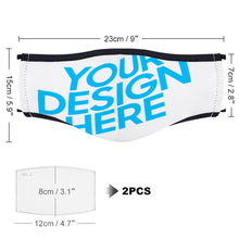 Charger l'image dans la galerie, Masque personnalisé bucco-nasal (avec deux filtres)