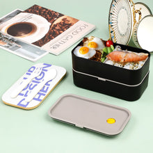 Charger l'image dans la galerie, Boîte à Bento Double Couche  / Lunch Box avec Sangle JJ0522203 Personnalisée avec Photo Logo et Texte