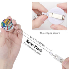 Charger l'image dans la galerie, Insigne porte-badge d'identification personnalisé avec image texte motif logo